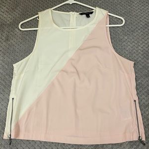 Banana Republic Block Top - Pink/White